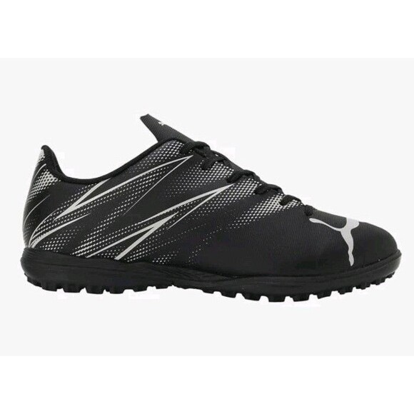 PUMA Men's Attacanto TT Black Silver Mist - 107478-01 Sneakers Size 13 - Picture 1 of 10